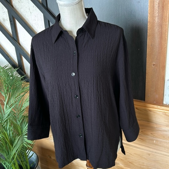 White Stag black women’s blouse size small top blouse - Picture 1 of 4